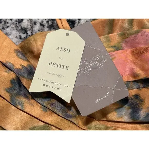 NWT $228 Anthropologie James Coviello Multicolor Floral Botanica Dress Sz 6 - Picture 7 of 10